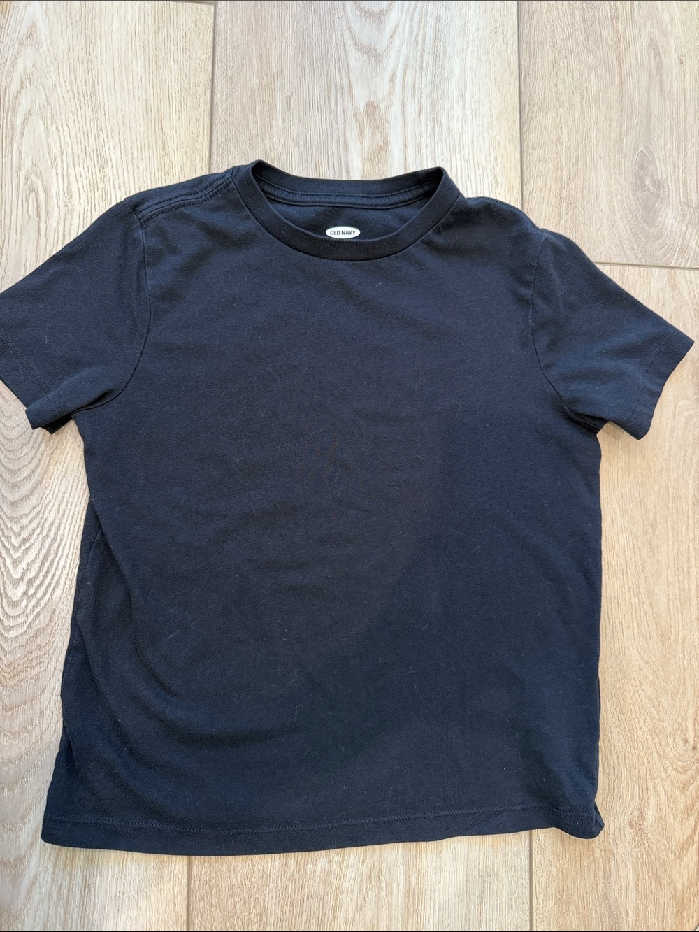 Old Navy Boys Black Short Sleeve Crew Neck Tee